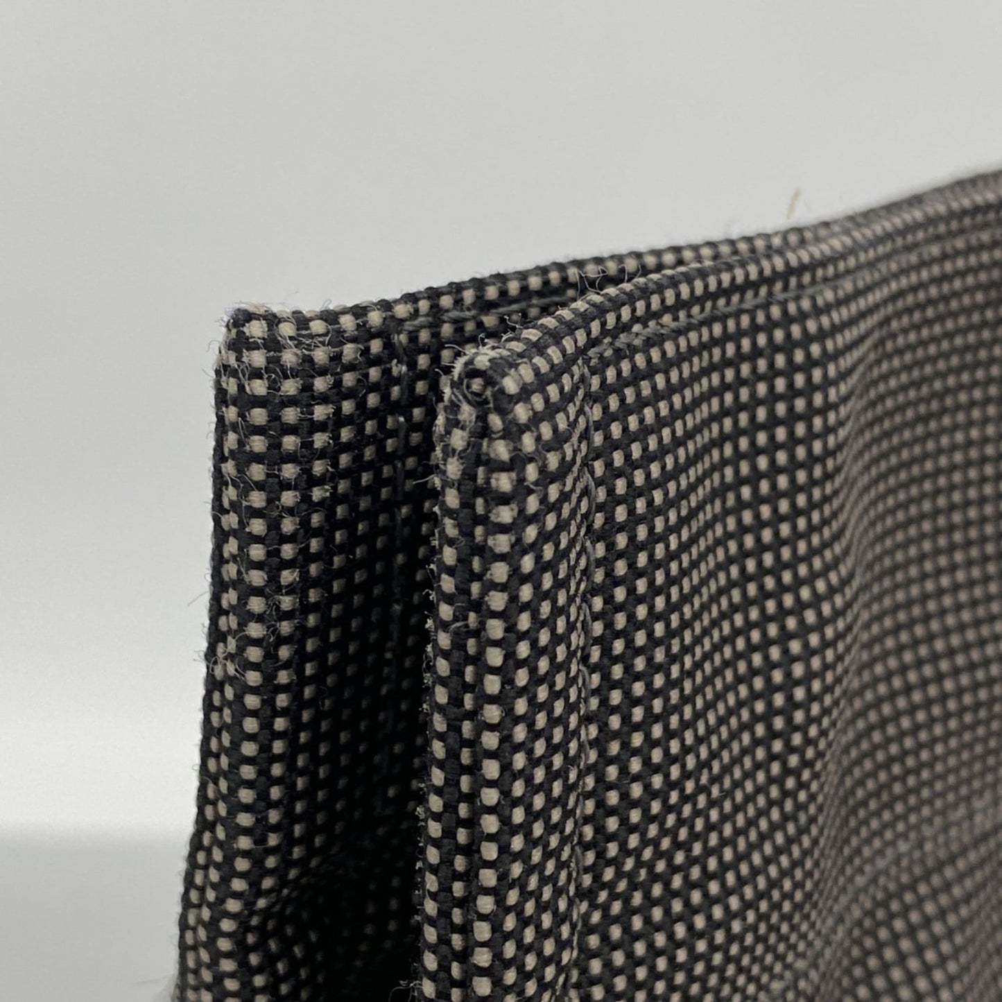 Hermes Gray Canvas Tote Bag (Pre-Owned)