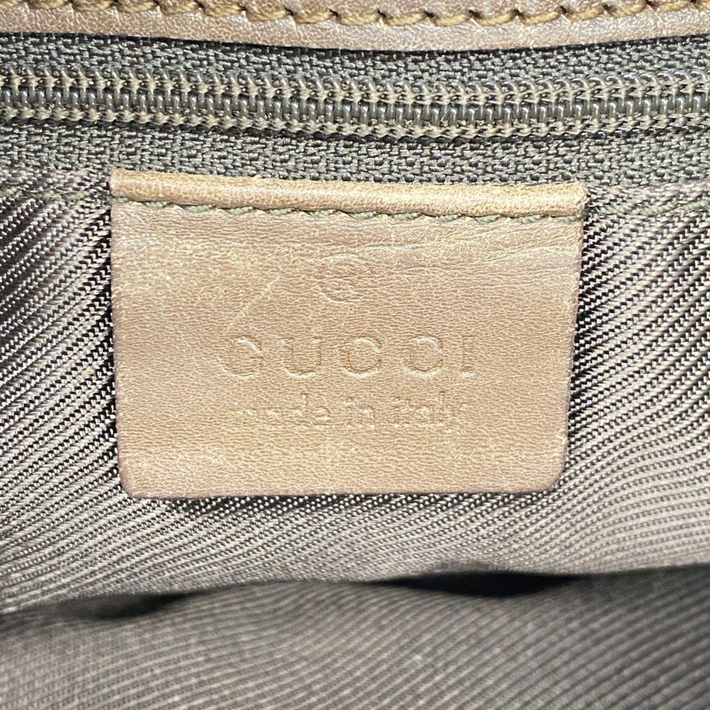 Gucci Brown Canvas Shoulder Bag (Pre-Owned)