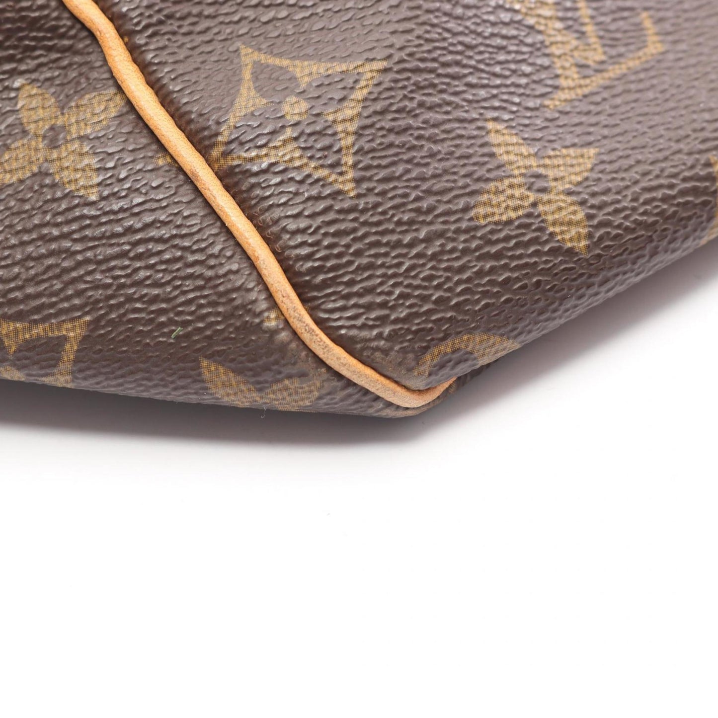 Louis Vuitton Brown Pvc Leather Boston Bag (Pre-Owned)