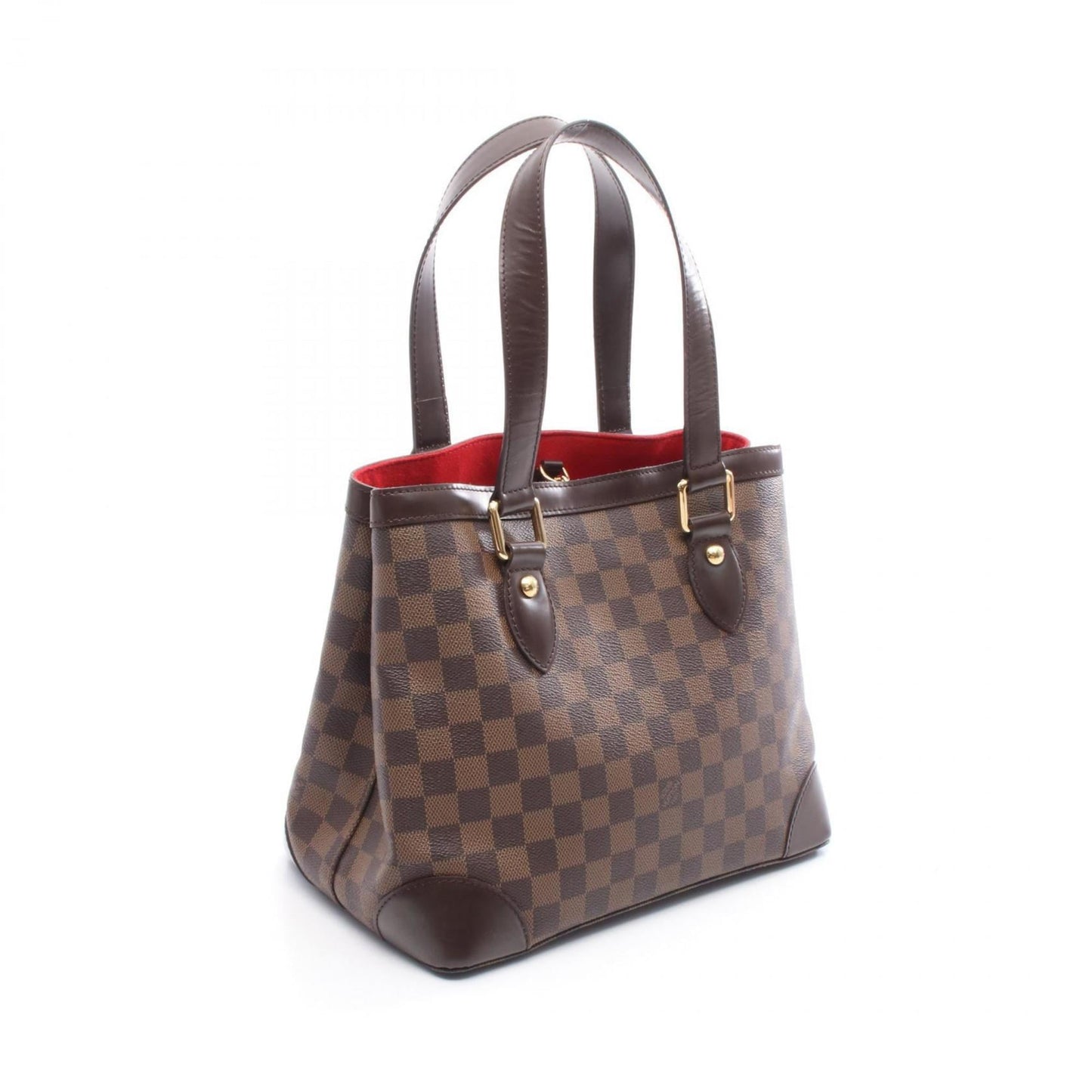 Louis Vuitton Brown Damier Canvas Coated Canvas Leather Tote Bag (Pre-Owned)