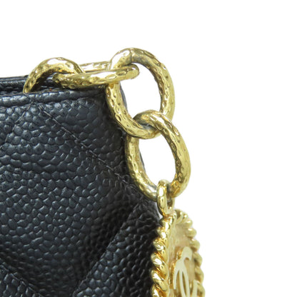 Chanel Black Leather Tote Bag (Pre-Owned)