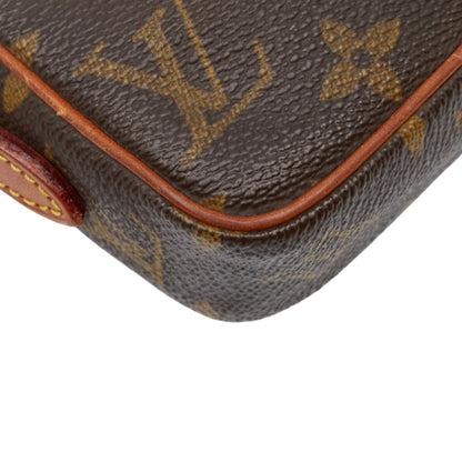 Louis Vuitton Brown Pvc Leather Shoulder Bag (Pre-Owned)