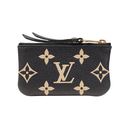 Louis Vuitton Beige Black Monogram Empreinte Coin Purse/Coin Case (Pre-Owned)