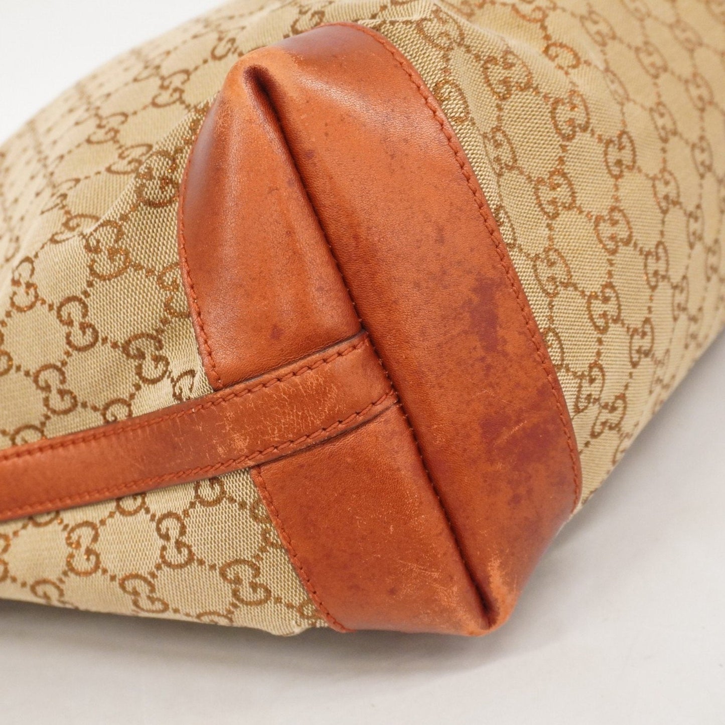 Gucci Brown Canvas Tote Bag (Pre-Owned)