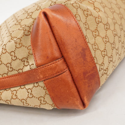 Gucci Brown Canvas Tote Bag (Pre-Owned)