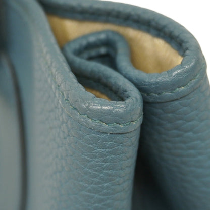 Hermes Blue Country Leather Tote Bag (Pre-Owned)