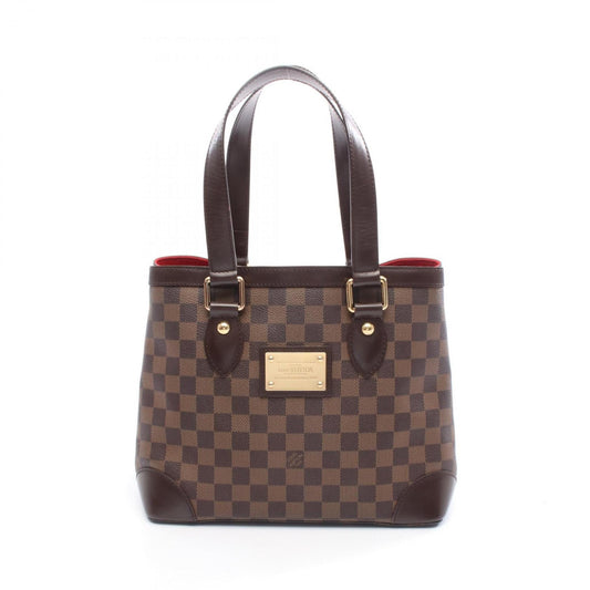 Louis Vuitton Brown Damier Canvas Coated Canvas Leather Tote Bag (Pre-Owned)