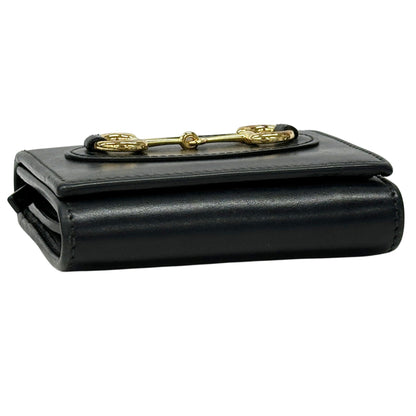 Gucci Black Leather Wallet (Bi-Fold) (Pre-Owned)
