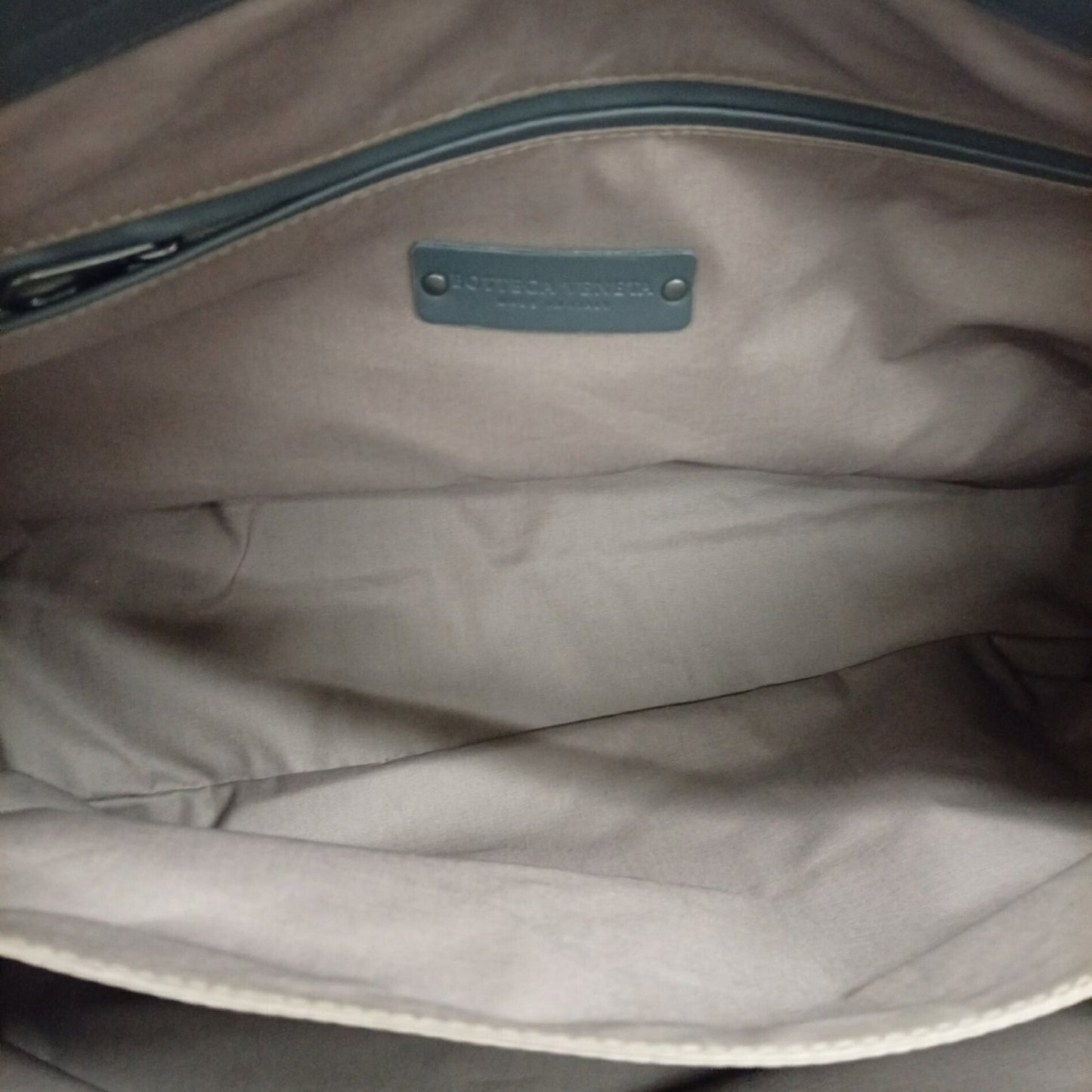 Bottega Veneta Gray Leather Tote Bag (Pre-Owned)