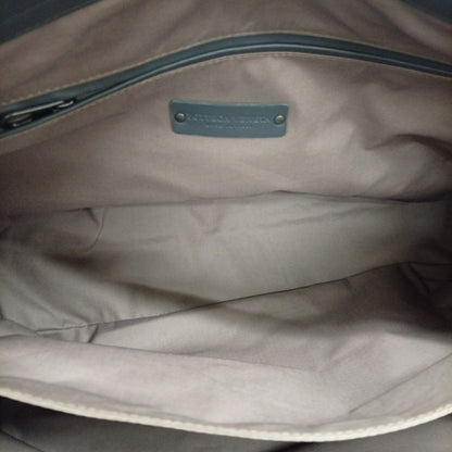 Bottega Veneta Gray Leather Tote Bag (Pre-Owned)
