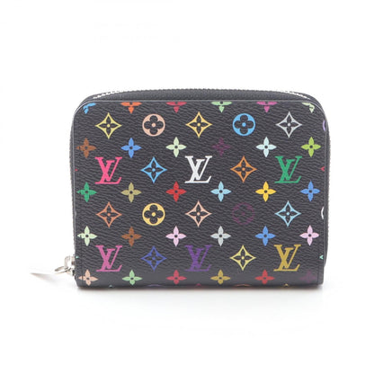 Louis Vuitton Black Multi-Color Coated Canvas Pvc Monogram Multicolore Leather Coin Purse/Coin Case (Pre-Owned)