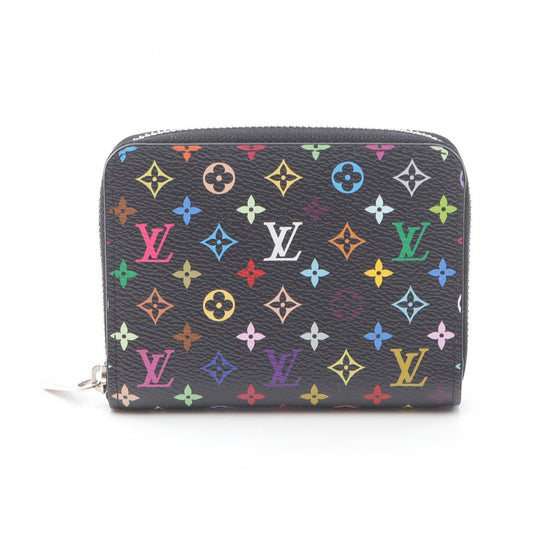 Louis Vuitton Black Multi-Color Coated Canvas Pvc Monogram Multicolore Leather Coin Purse/Coin Case (Pre-Owned)