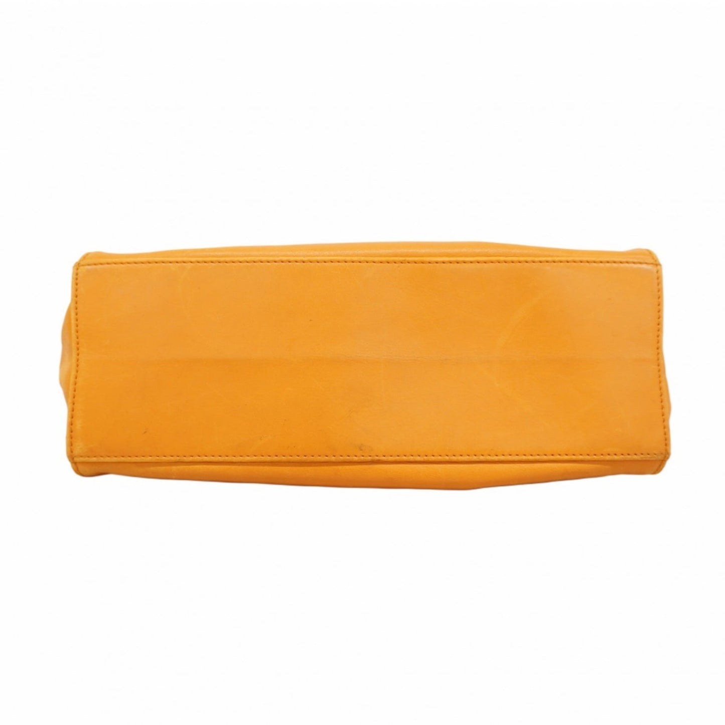 Chanel Orange Leather Tote Bag (Pre-Owned)