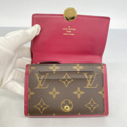 Louis Vuitton Brown Fuchsia Wallet (Bi-Fold) (Pre-Owned)