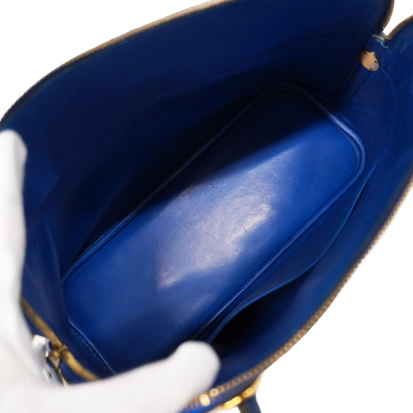 Hermes Blue Ardennes Leather Handbag (Pre-Owned)