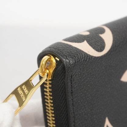Louis Vuitton Beige Black Long Wallet (Bi-Fold) (Pre-Owned)