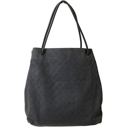 Gucci Dark Gray Gray Tote Bag (Pre-Owned)