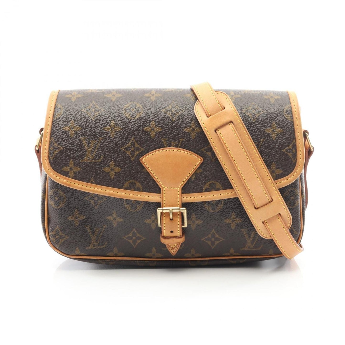 Louis Vuitton Brown Pvc Leather Shoulder Bag (Pre-Owned)