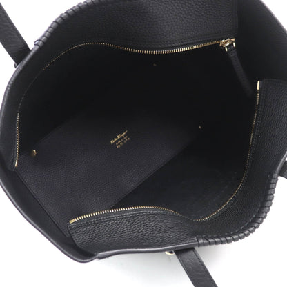 Salvatore Ferragamo Black Leather Tote Bag (Pre-Owned)