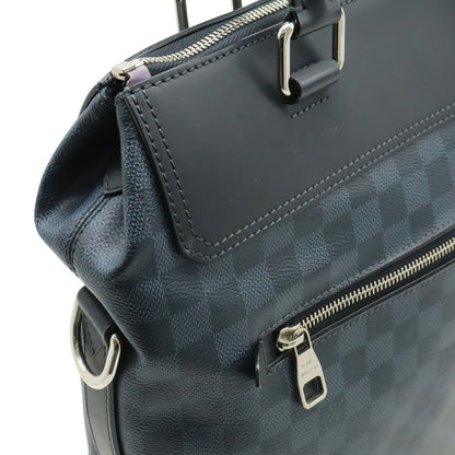 Louis Vuitton Damier Cobalt Navy Black Pvc Tote Bag (Pre-Owned)