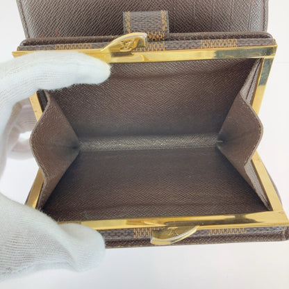 Louis Vuitton Brown Pvc Wallet (Bi-Fold) (Pre-Owned)