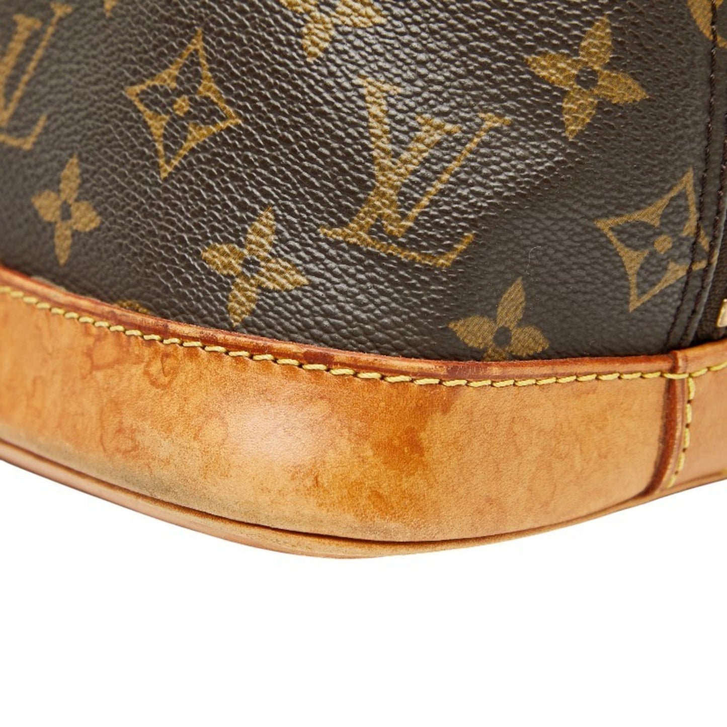 Louis Vuitton Brown Pvc Leather Handbag (Pre-Owned)