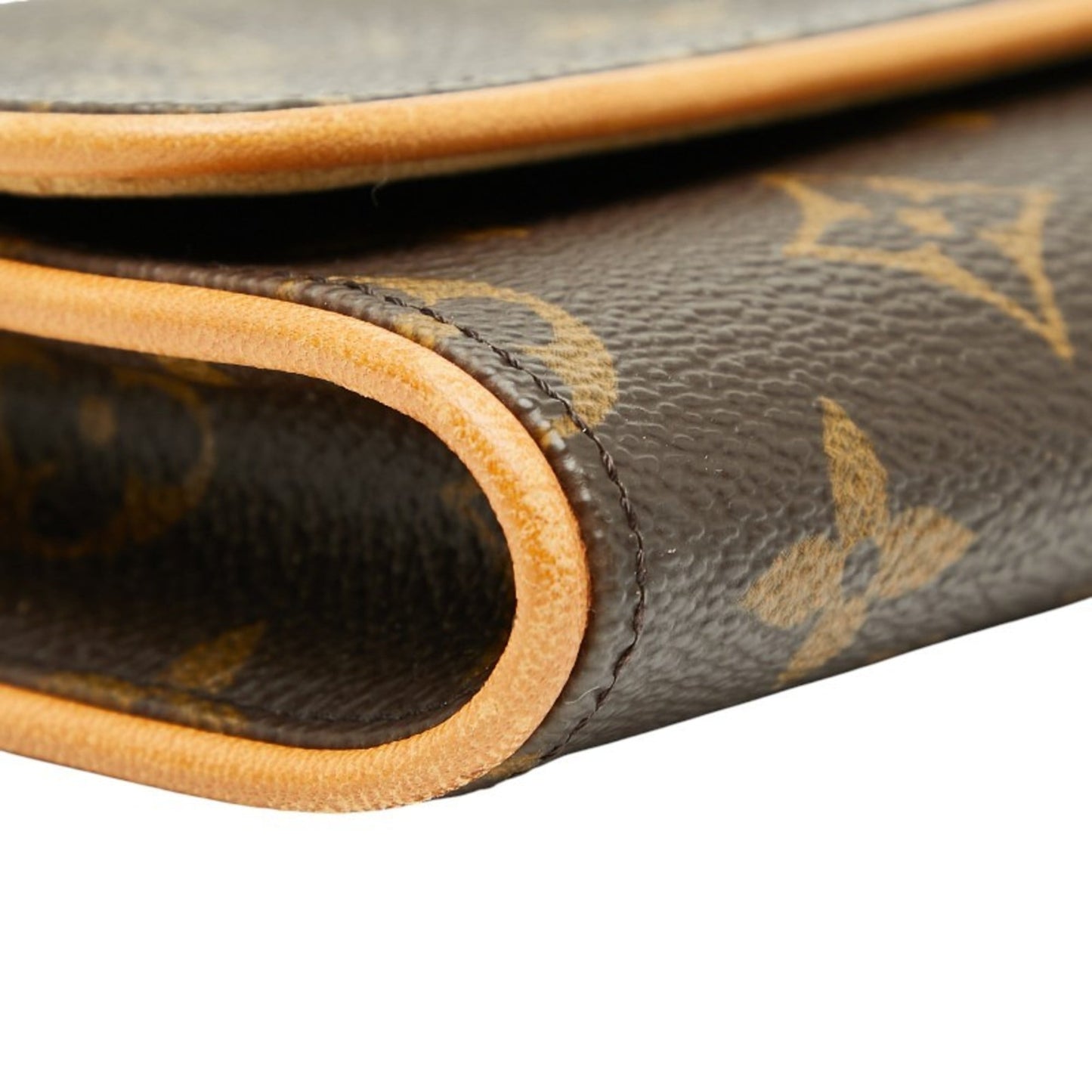 Louis Vuitton Brown Pvc Leather Pochette Shoulder Bag (Pre-Owned)