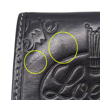 Loewe Black Leather Wallet (Tri-Fold) (Pre-Owned)