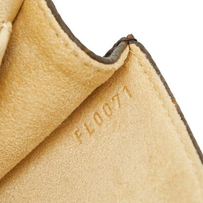 Louis Vuitton Brown Pvc Leather Pochette Shoulder Bag (Pre-Owned)