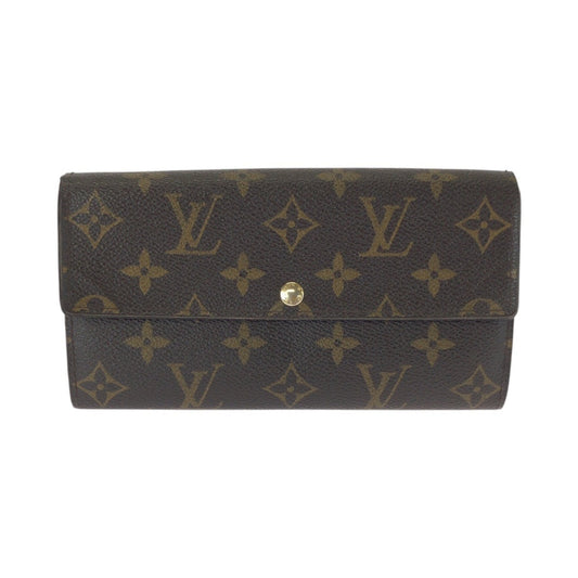 Louis Vuitton Brown Monogram Monogram Long Wallet (Bi-Fold) (Pre-Owned)