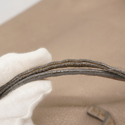 Fendi Grayish Leather Tote Bag (Pre-Owned)