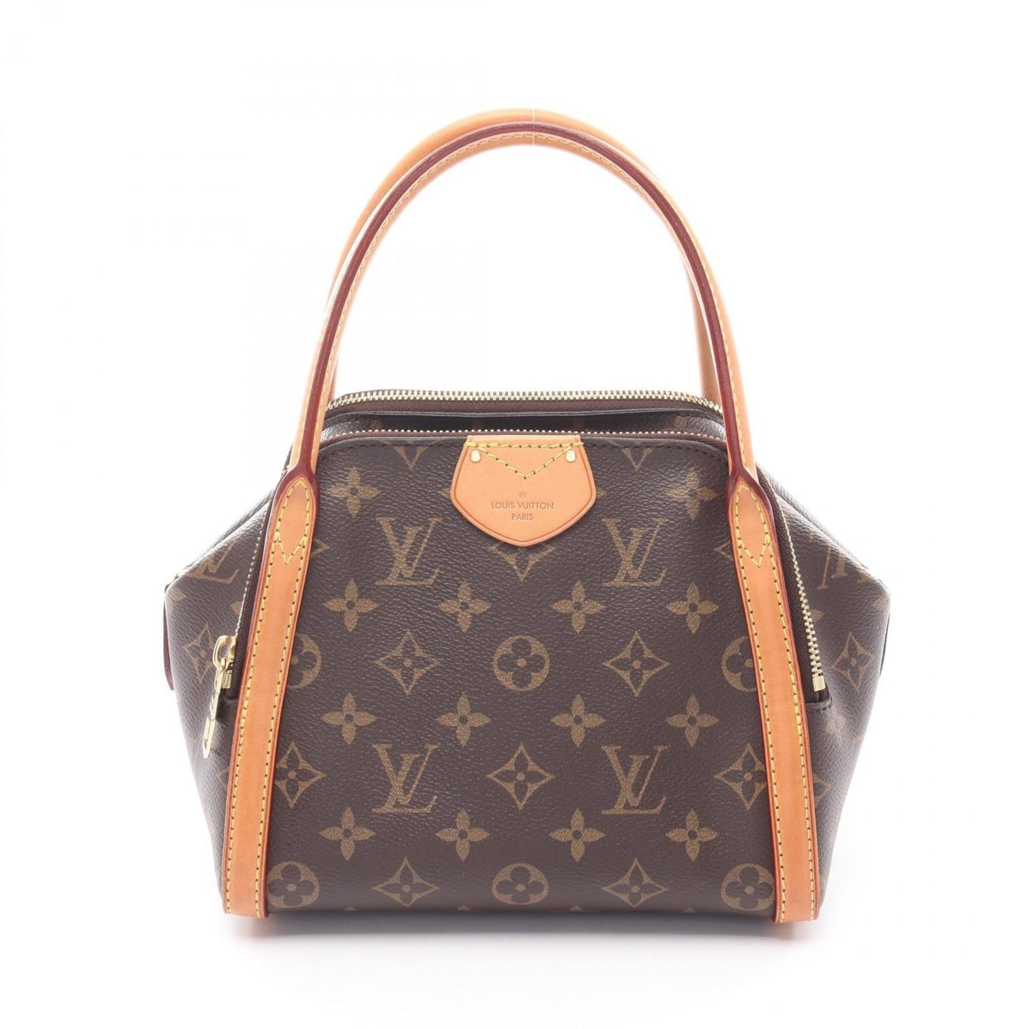 Louis Vuitton Brown Pvc Leather Handbag (Pre-Owned)