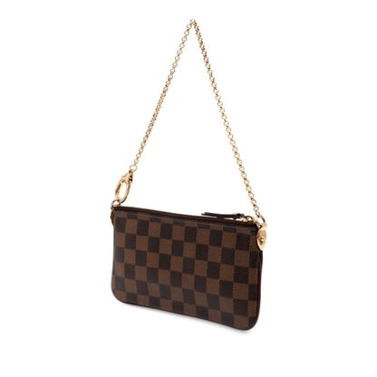 Louis Vuitton Brown Pvc Handbag Pochette Shoulder Bag (Pre-Owned)