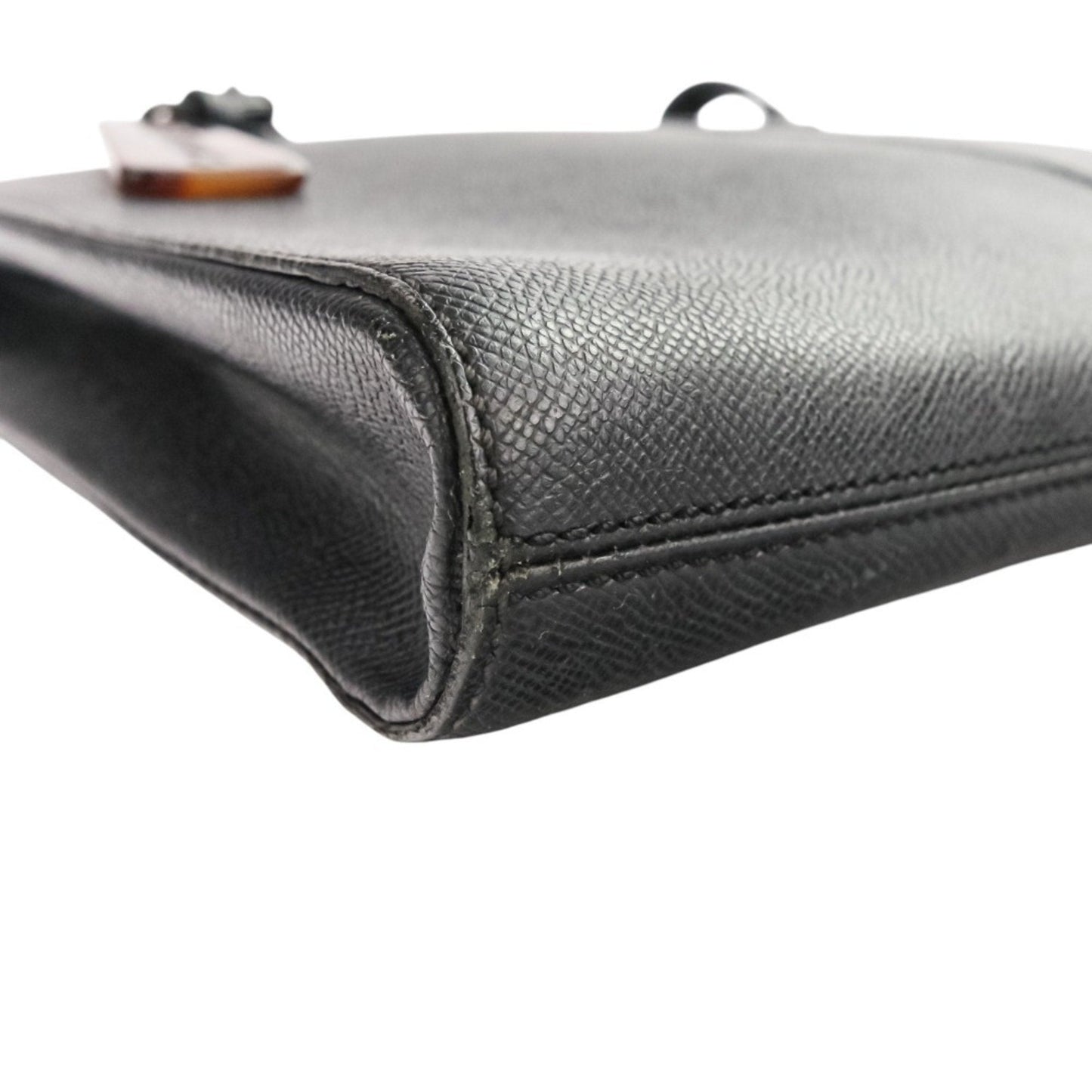 Chanel Black White Leather Tote Bag (Pre-Owned)