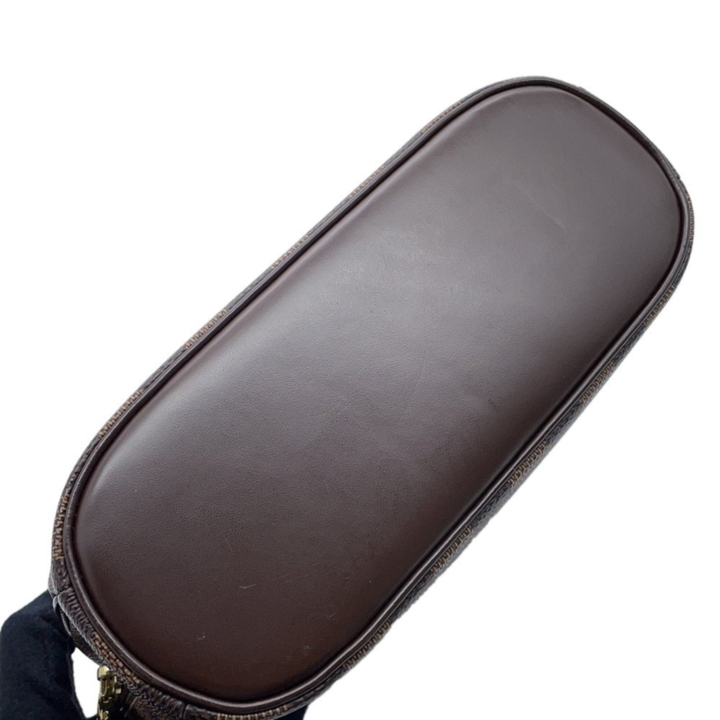 Louis Vuitton Brown Red Color Damier Canvas Handbag (Pre-Owned)