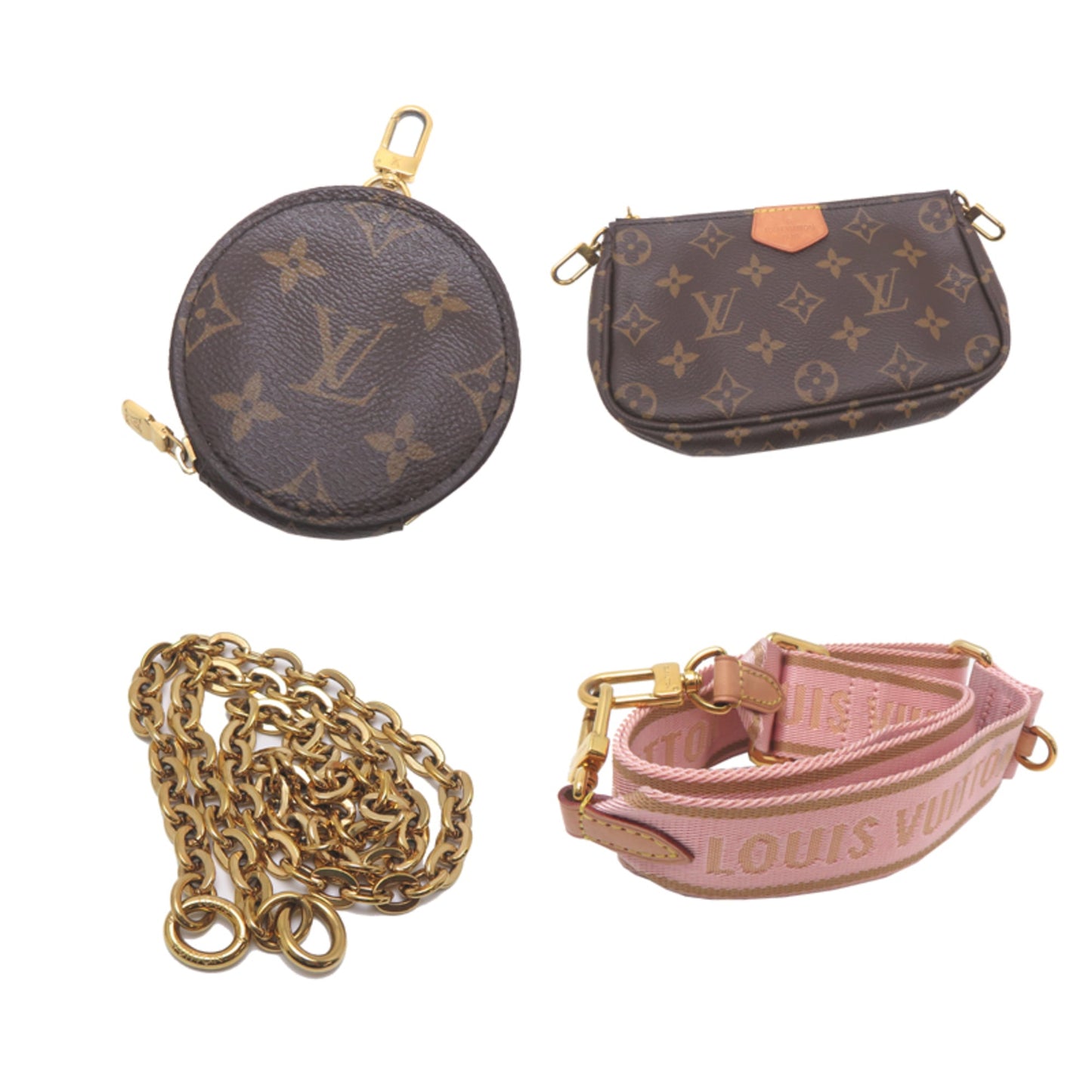 Louis Vuitton Brown Monogram Pochette Shoulder Bag (Pre-Owned)