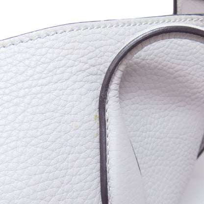 Tod's Gray Leather Tote Bag (Pre-Owned)