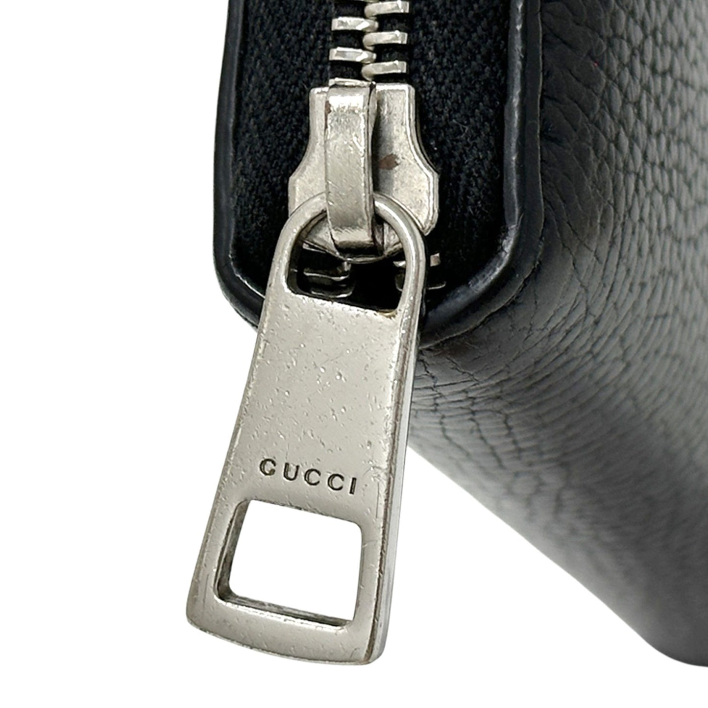 Gucci Black Leather Long Wallet (Bi-Fold) (Pre-Owned)