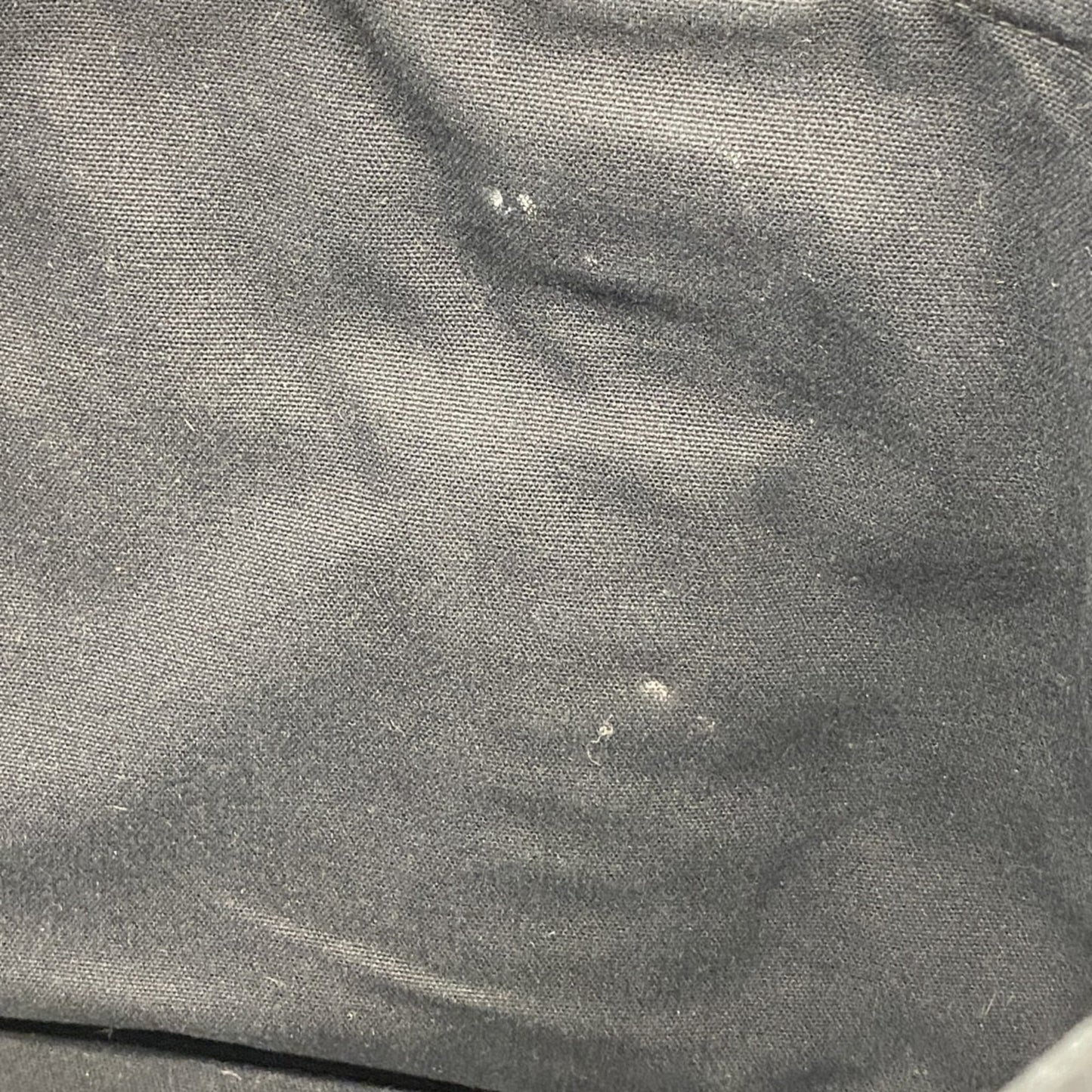 Hermes Black Canvas Tote Bag (Pre-Owned)