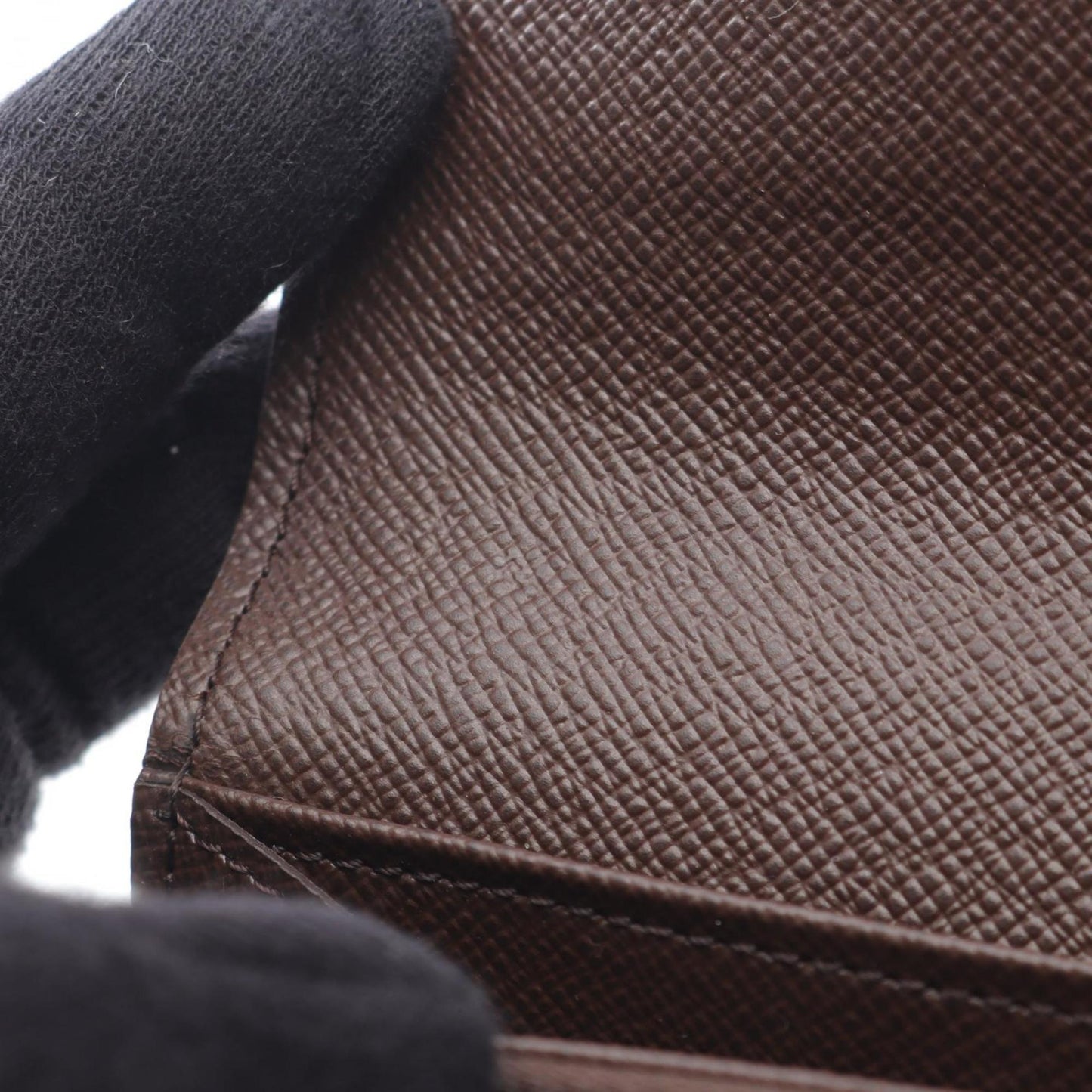 Louis Vuitton Brown Damier Canvas Pvc Leather Long Wallet (Bi-Fold) (Pre-Owned)