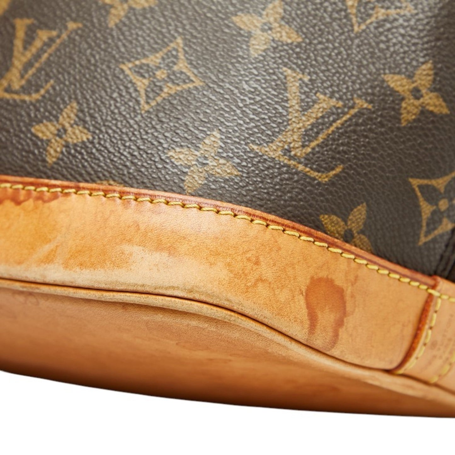 Louis Vuitton Brown Pvc Leather Handbag (Pre-Owned)