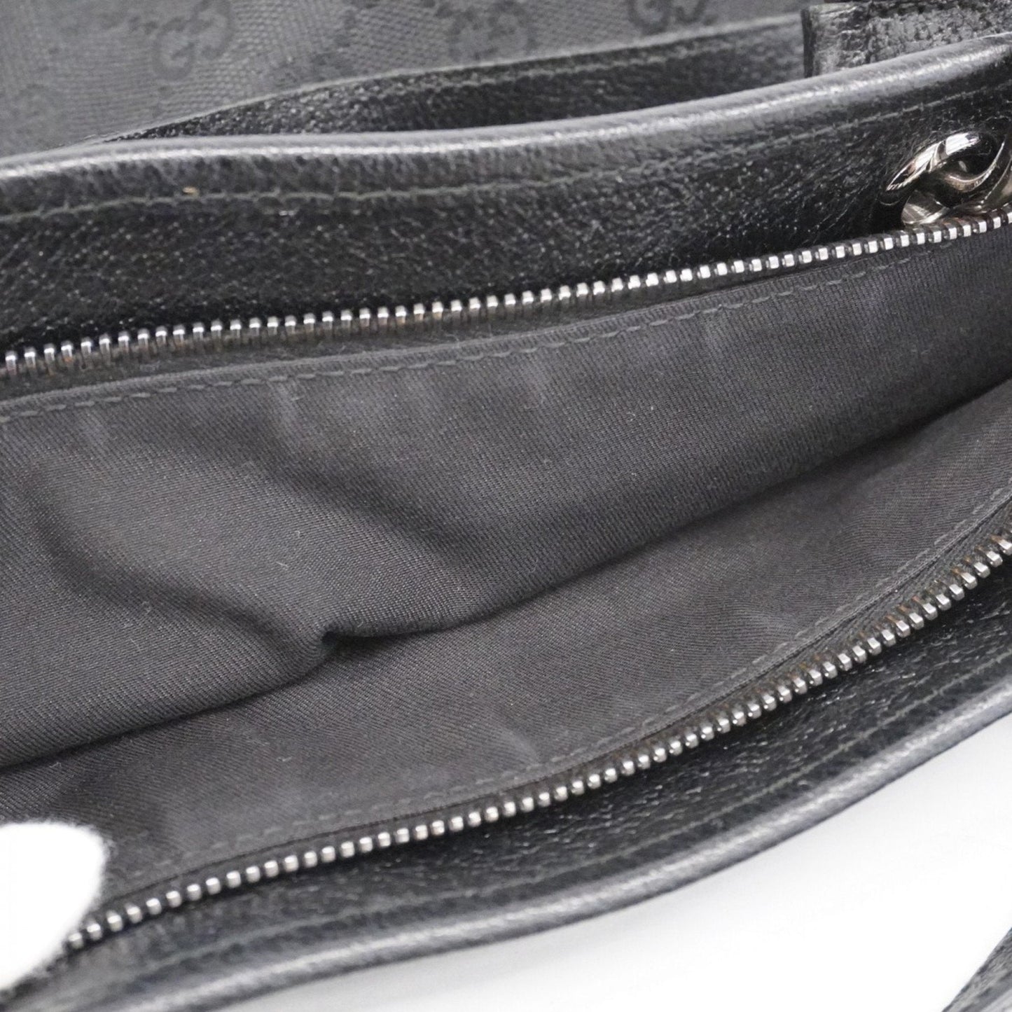 Gucci Black Canvas Tote Bag (Pre-Owned)