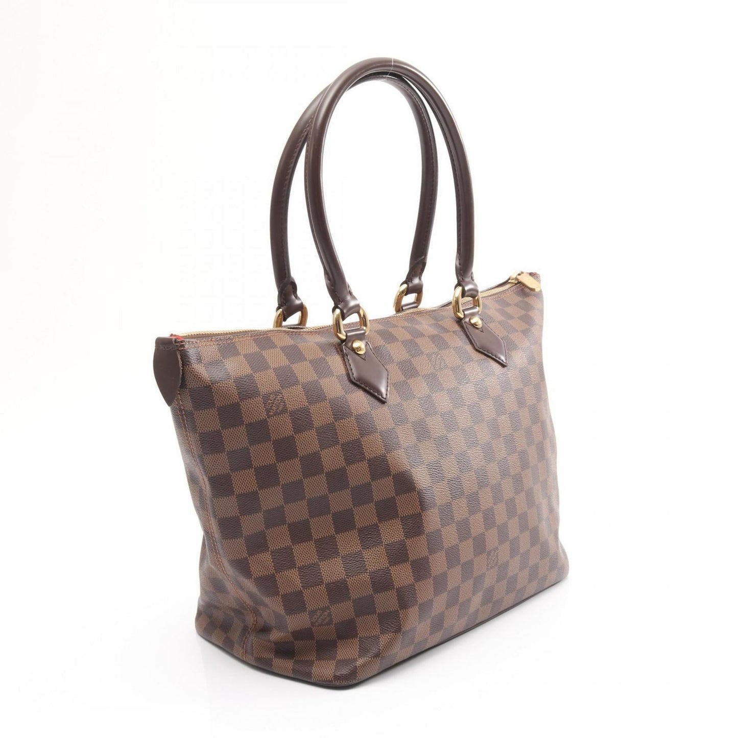 Louis Vuitton Brown Coated Canvas Damier Canvas Pvc Leather Tote Bag (Pre-Owned)