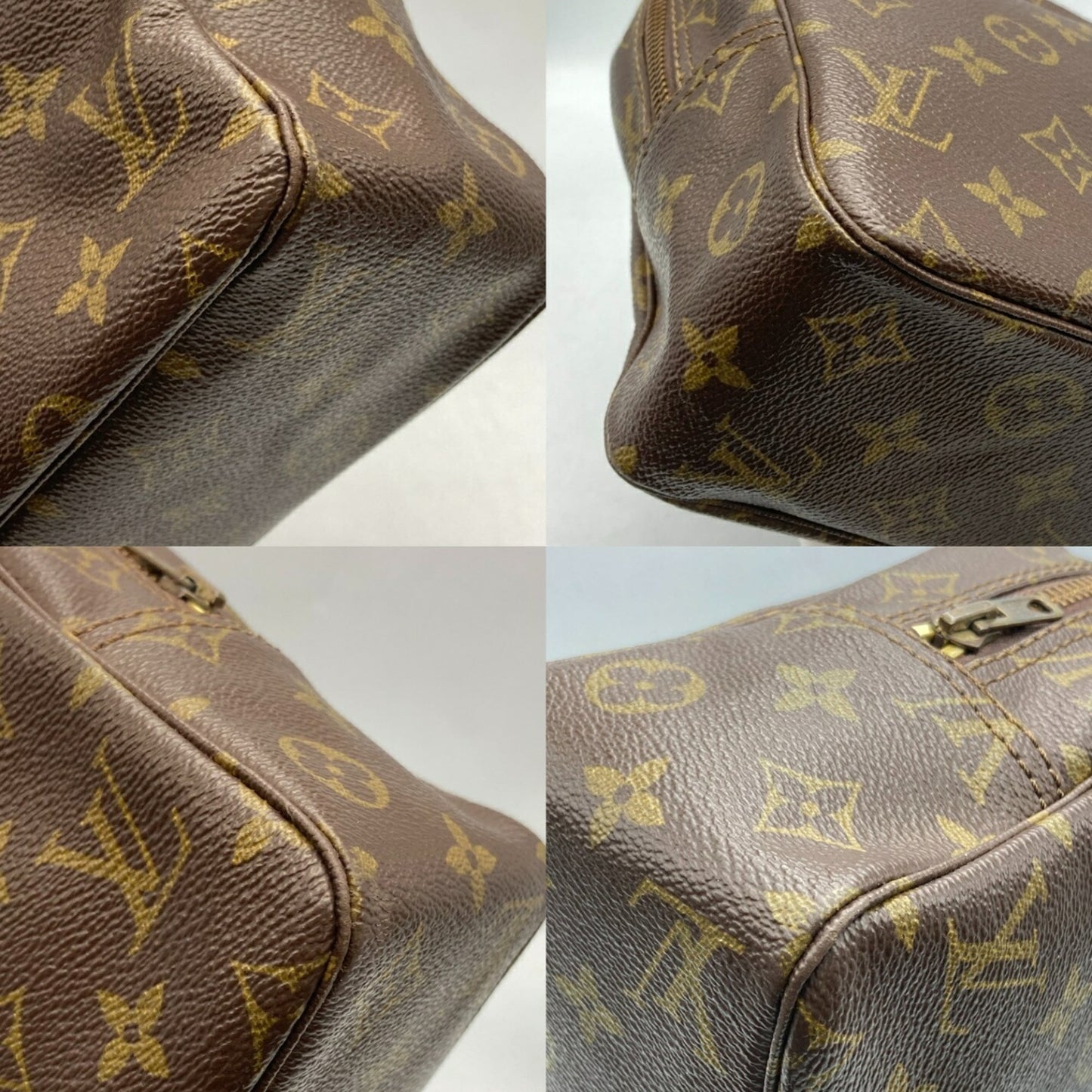 Louis Vuitton Brown Pvc Clutch Bag (Pre-Owned)