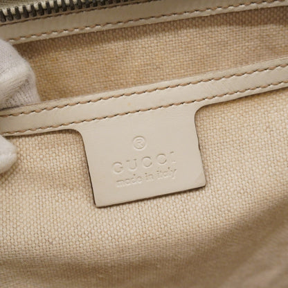 Gucci Brown White Pvc Tote Bag (Pre-Owned)