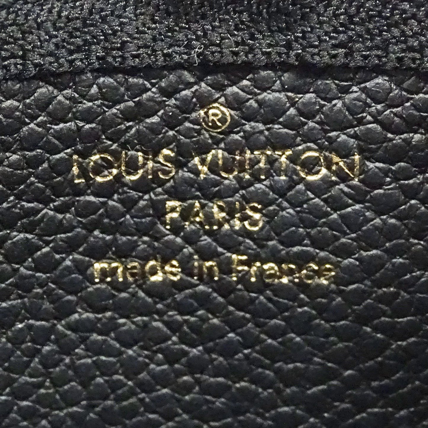 Louis Vuitton Beige Black Monogram Empreinte Coin Purse/Coin Case (Pre-Owned)