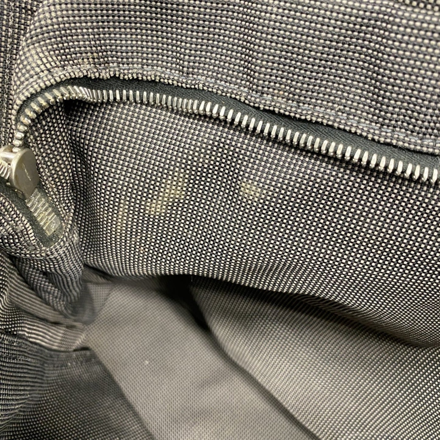 Hermes Gray Canvas Tote Bag (Pre-Owned)