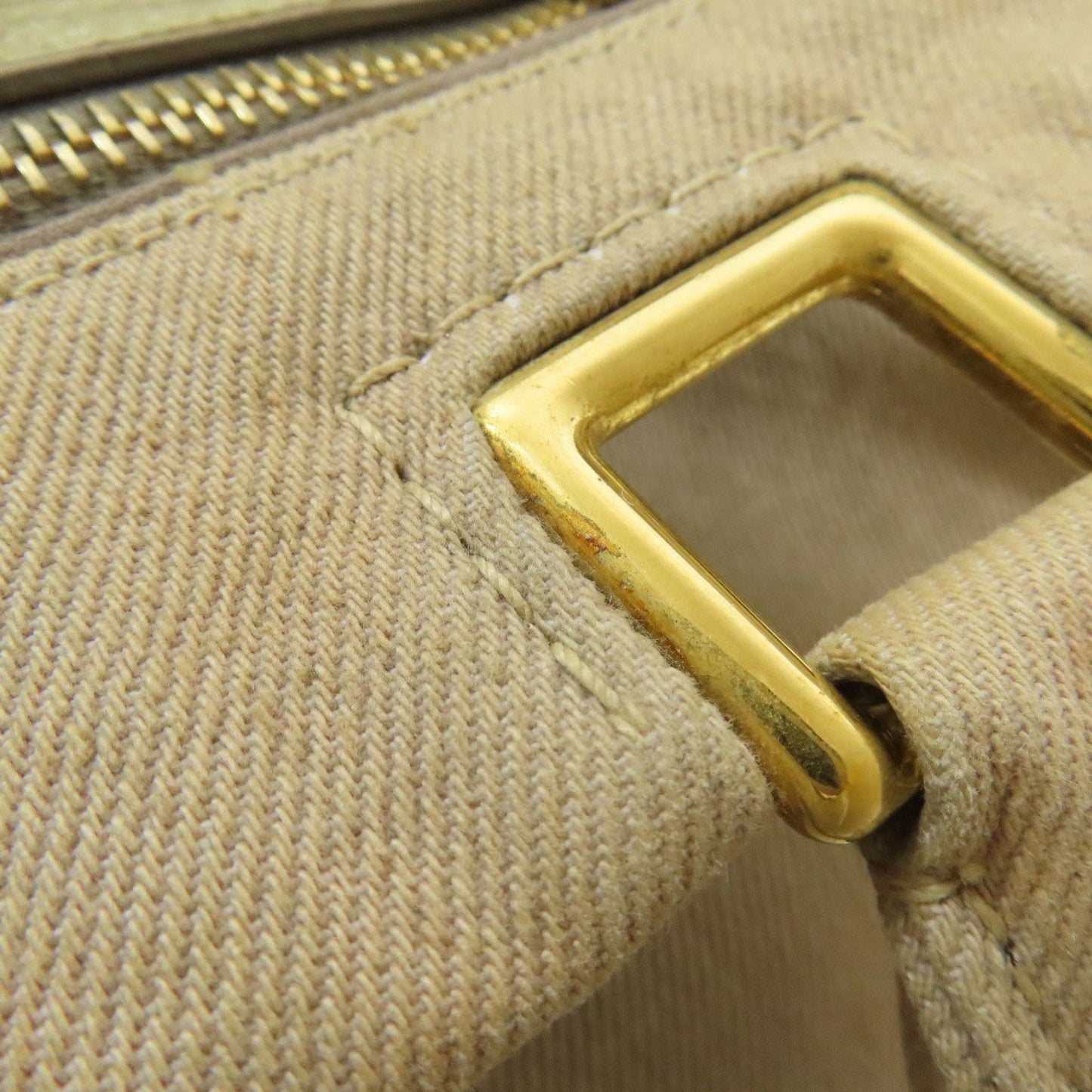 Prada Brown Denim Tote Bag (Pre-Owned)