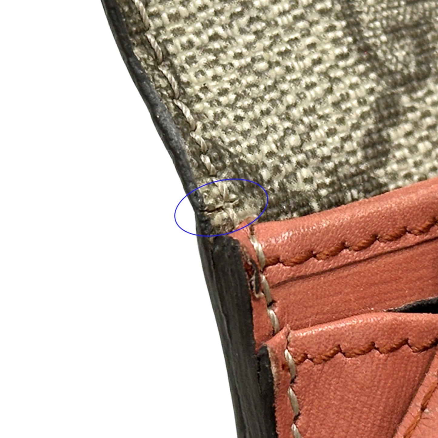 Gucci Brown Red Color Gg Supreme Wallet (Tri-Fold) (Pre-Owned)