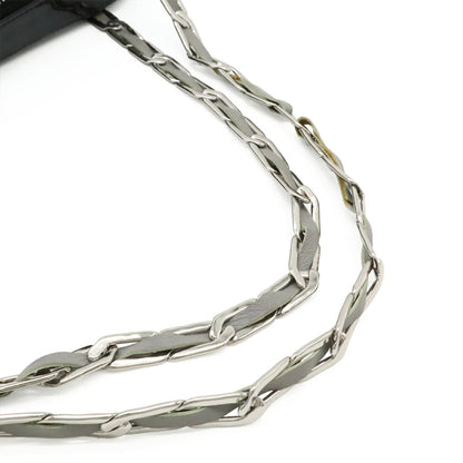 Chanel Black Leather Shoulder Bag Tote Bag (Pre-Owned)